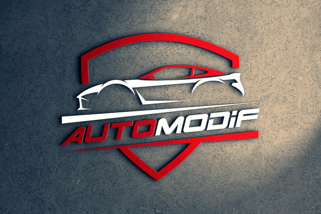 I will do automotive logo with free business card