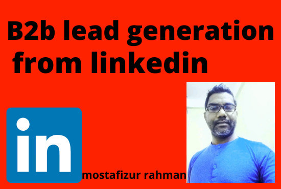 I will do b2b lead generation from linkedin