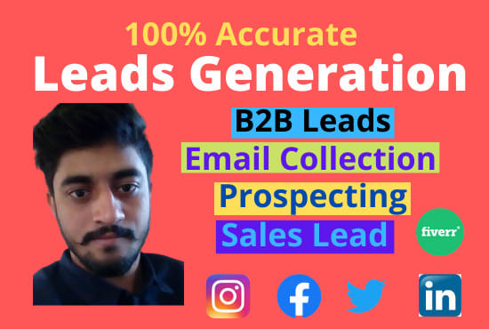 I will do b2b targeted leads generation