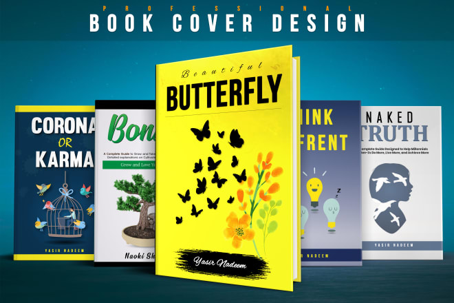I will do book cover design, ebook cover design, KDP book cover
