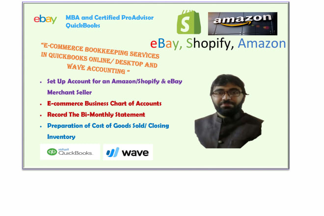 I will do bookkeeping of your ecommerce business,