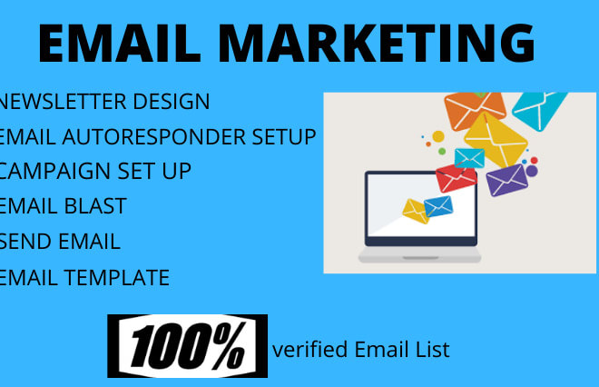 I will do bulk email blast, targeted email list, email marketing campaign