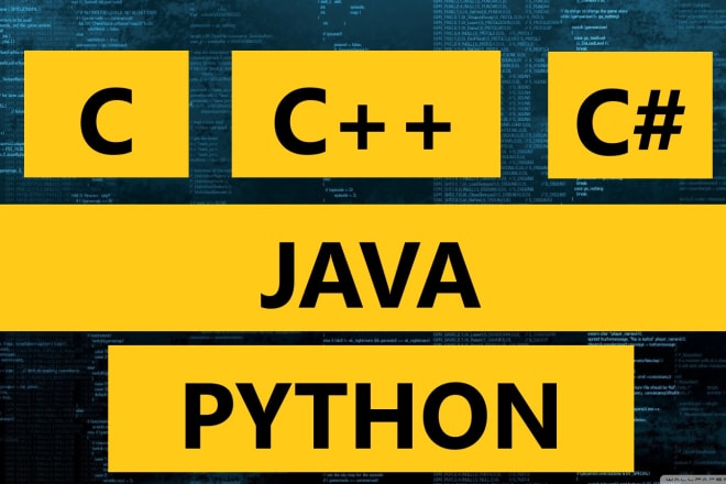 I will do c, c plus plus, cpp, c sharp, java, python projects