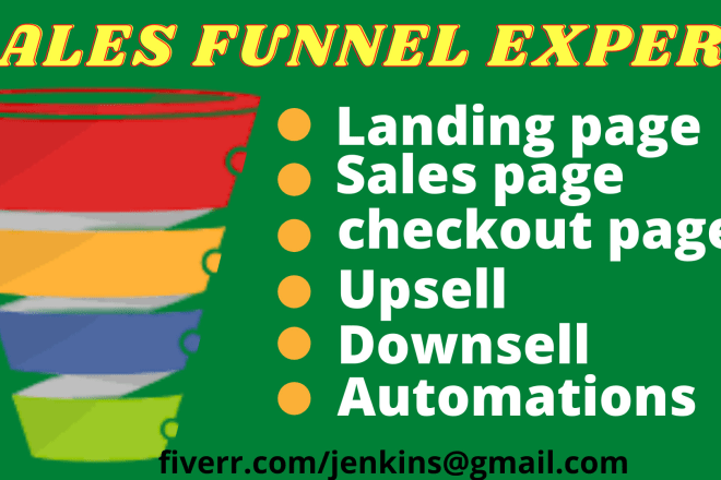 I will do clickfunnels, klaviyo, groove funnel, samcart, kartra, shopify sales funnel