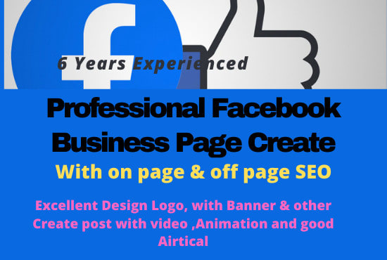 I will do create facebook business page and optimize