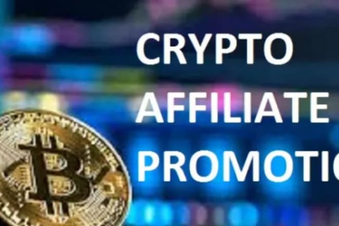 I will do crypto affiliate referral link promotion, affiliate link to unlimited traffic