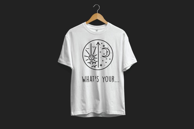 I will do dainty astrology shirt design