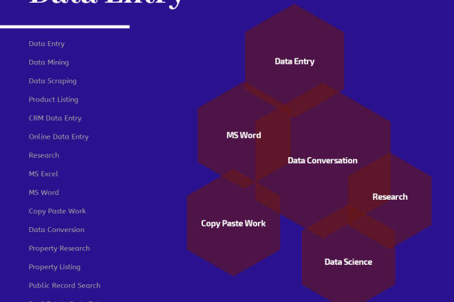 I will do data entry, copy paste, excel data entry, typing work