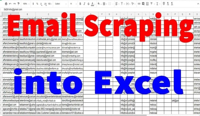 I will do data entry email scrapping within hour