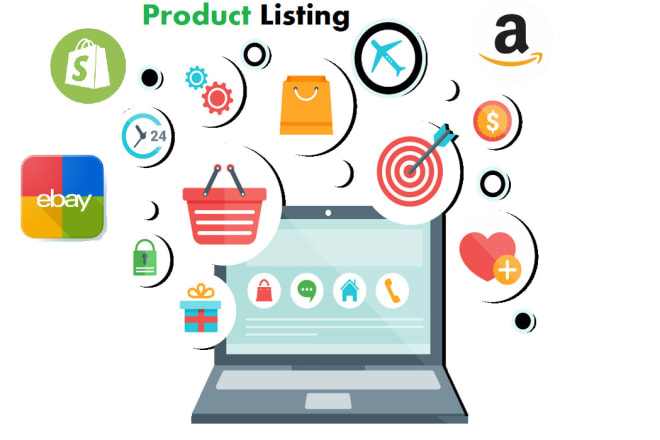 I will do ecommerce product listing services of amazon ebay shopify