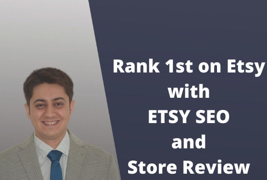 I will do etsy SEO, etsy shop promotion to boost etsy rank