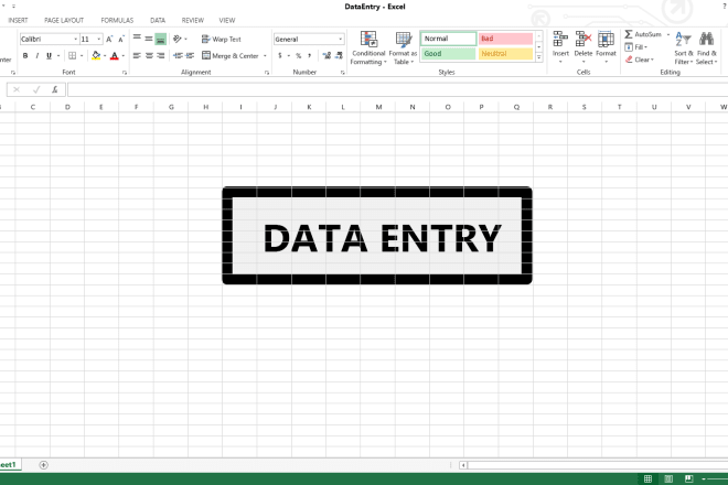 I will do Excel Data Entry Typing Jobs or Data Conversion Services includes Extraction