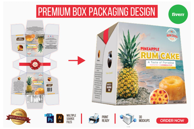 I will do exclusive subscription and mailer box packaging design