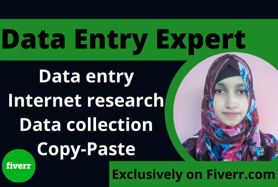 I will do fastest data entry and copy paste job