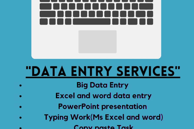 I will do fastest data entry, file conversion, copy typing, microsoft excel entry