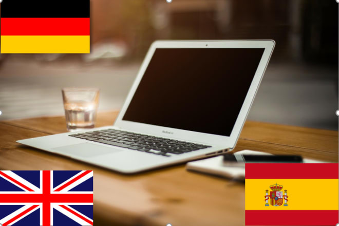 I will do german, english, dutch and spanish translations for all documents