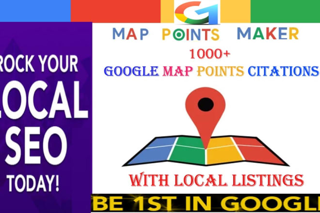 I will do google map citations with local listings for any country