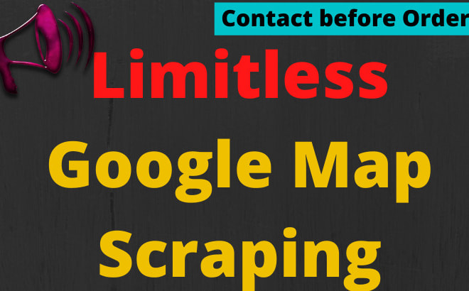 I will do limitless google map scraping for healthy leads