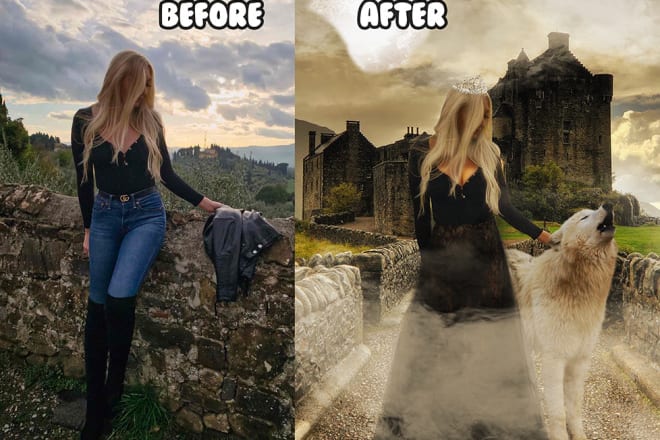 I will do magical photo editing and fantasy photoshop manipulation