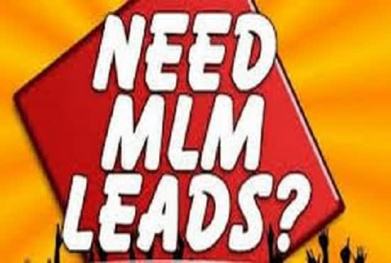 I will do mlm leads mlm promotion mlm traffic network marketing mlm market