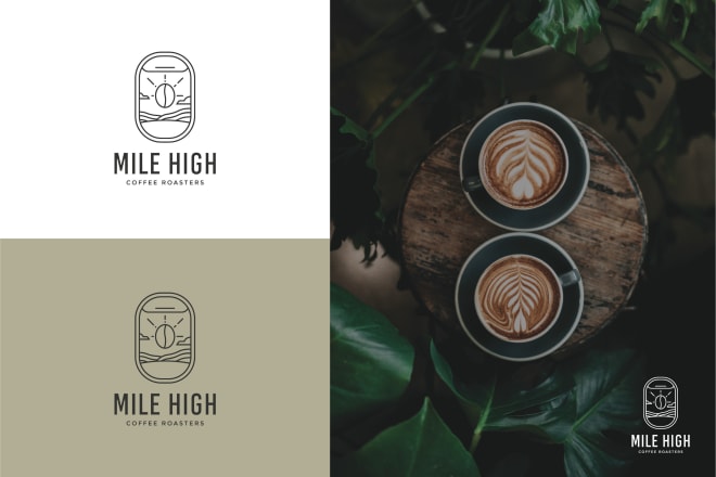 I will do modern, minimalist, and unique coffee shop logo design