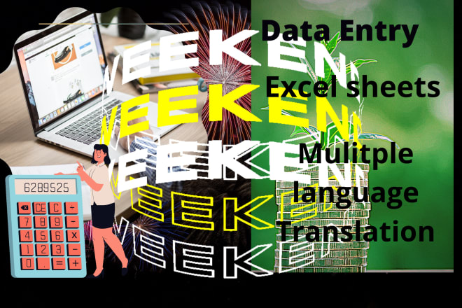 I will do multiple language translation,data entry and excel sheets