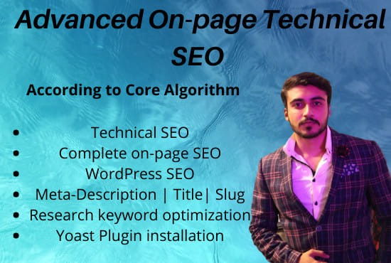 I will do on page and technical SEO optimization of wordpress website