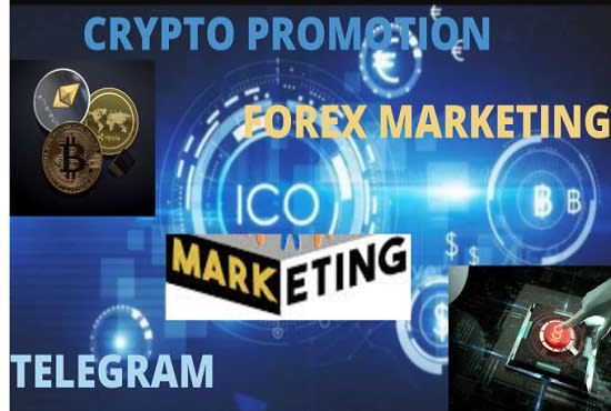 I will do organic crypto promotion and telegram promotion,telegram follower