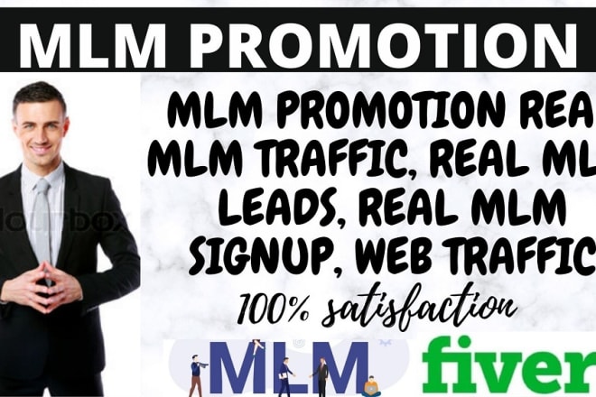 I will do organic MLM promotion,MLM traffic and generate active MLM leads