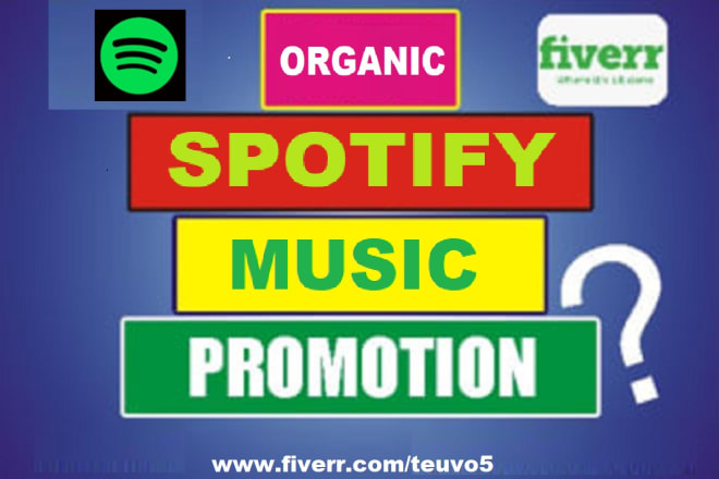 I will do organic spotify music promotion to USA and worldwide listeners