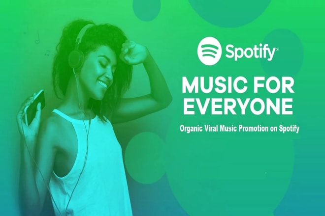 I will do organic viral music promotion on spotify