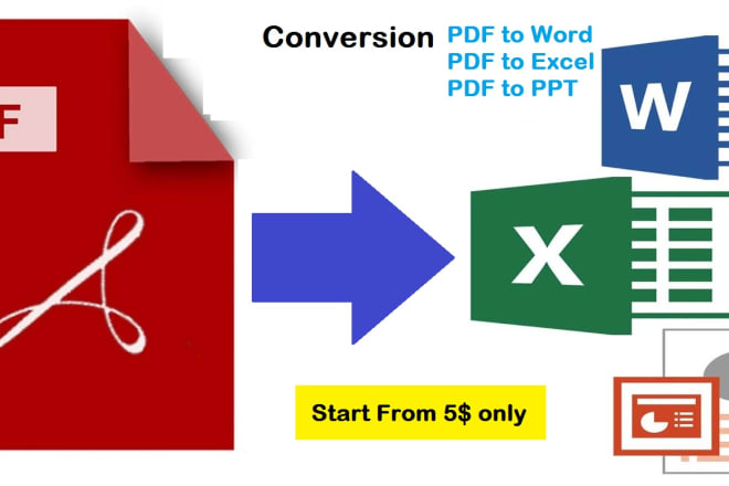 I will do PDF conversion jobs