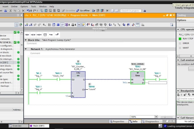 I will do plc programming,hmi and scada creation