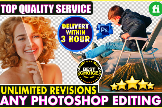 I will do premium photoshop editing, photo retouching in 3 hours