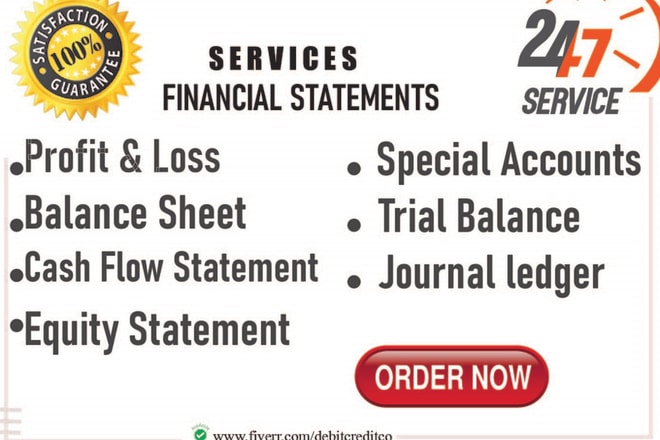 I will do profit and loss, balance sheet, financial statements