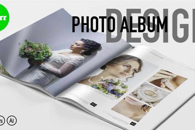 I will do quick wedding photo album design and photo retouching