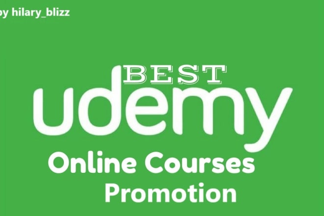 I will do real udemy,skillshare,thinkific,kajabi online course promotion