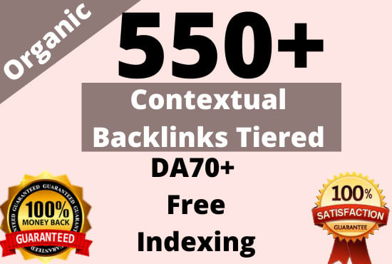 I will do SEO dofollow contextual backlinks as link building service