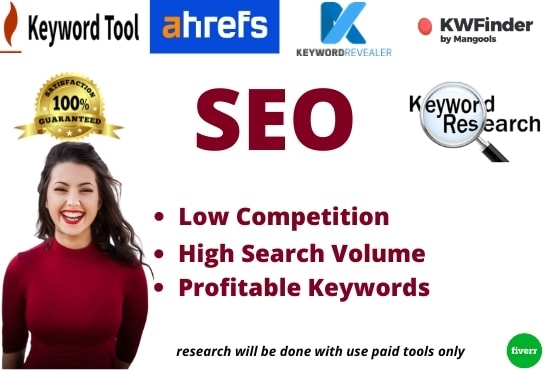 I will do SEO profitable keyword research for any niche