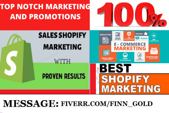 I will do shopify sales, shopify marketing,ecommerce promotion,affiliate marketing,etsy