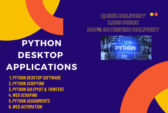I will do software development using python