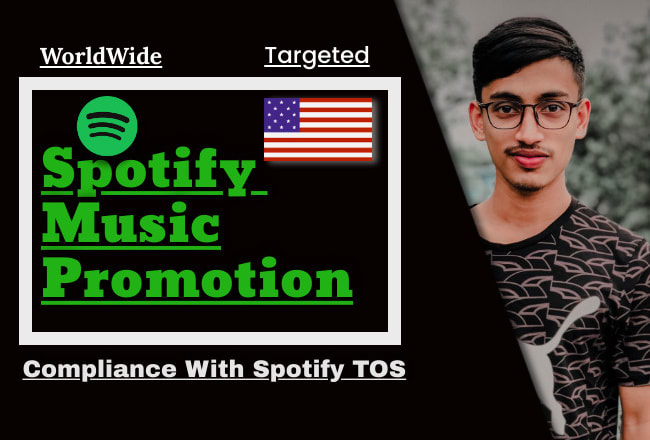 I will do spotify promotion for a potential online presence