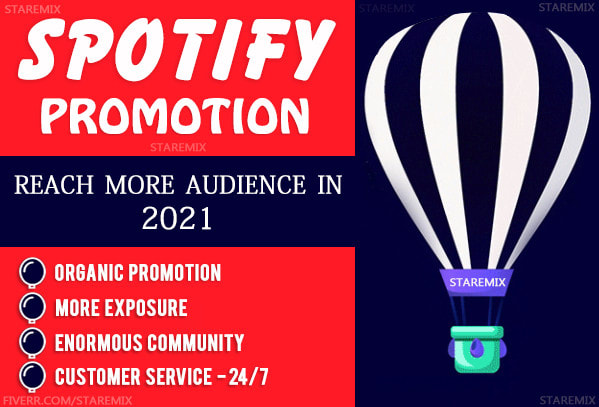 I will do spotify promotion or spotify music promotion for real