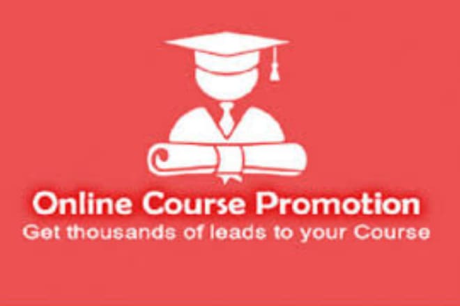 I will do targeted beneficial udemy,skillshare,thinkific,kajabi online course promotion