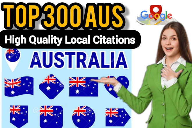 I will do top 300 au local citations and local listings