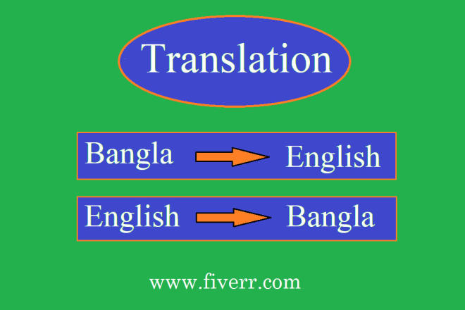I will do translate bangla to english 1000 word