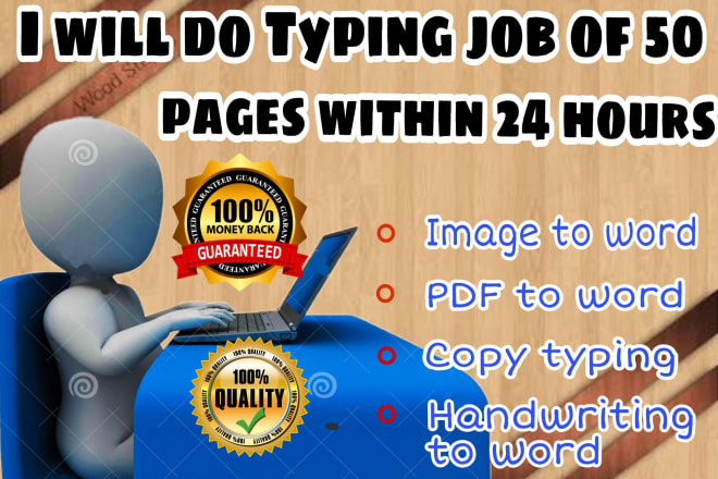 I will do typing in english or bengali or hindi professionally