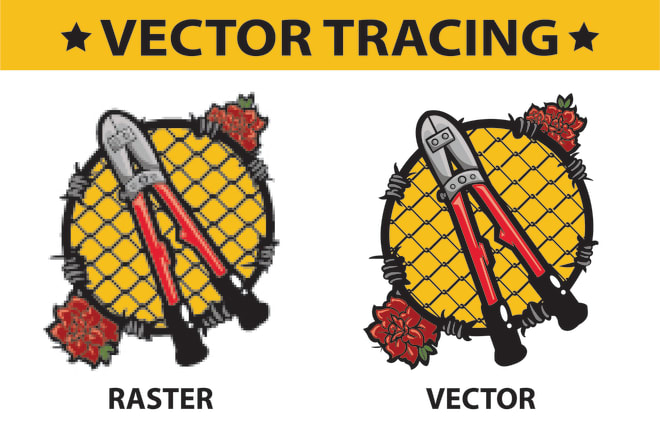 I will do vector tracing, vectorize, manual vector tracing