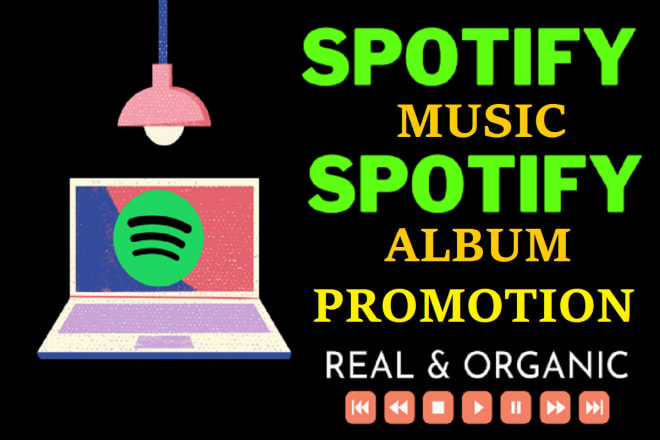 I will do viral organic spotify promotion, playlist placement, spotify album promotion