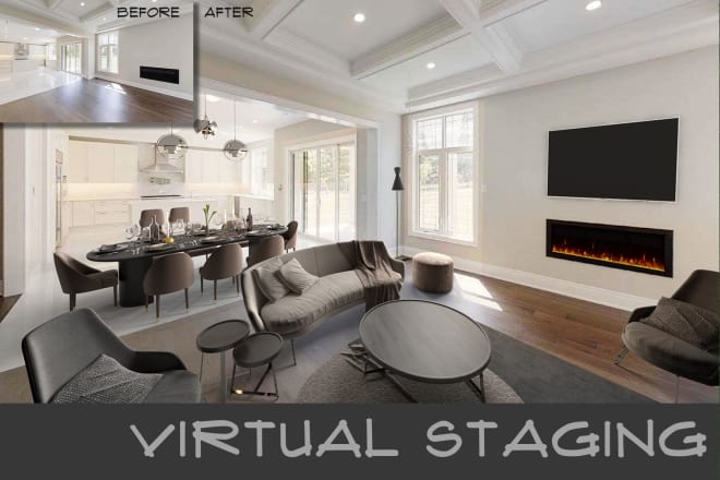 I will do virtual staging, renovation, real estate photo editing